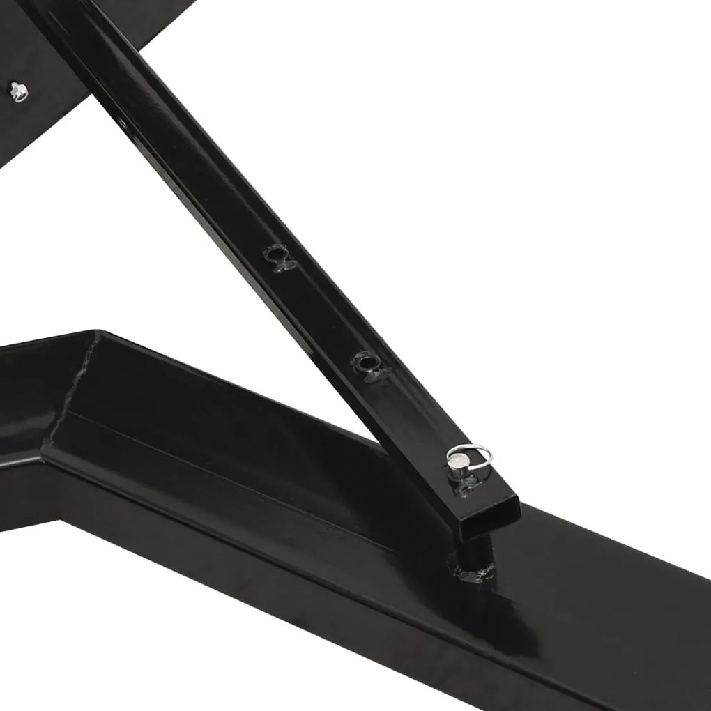 Limpa-Neves para Empilhador - 150x38 cm - Cor Preto