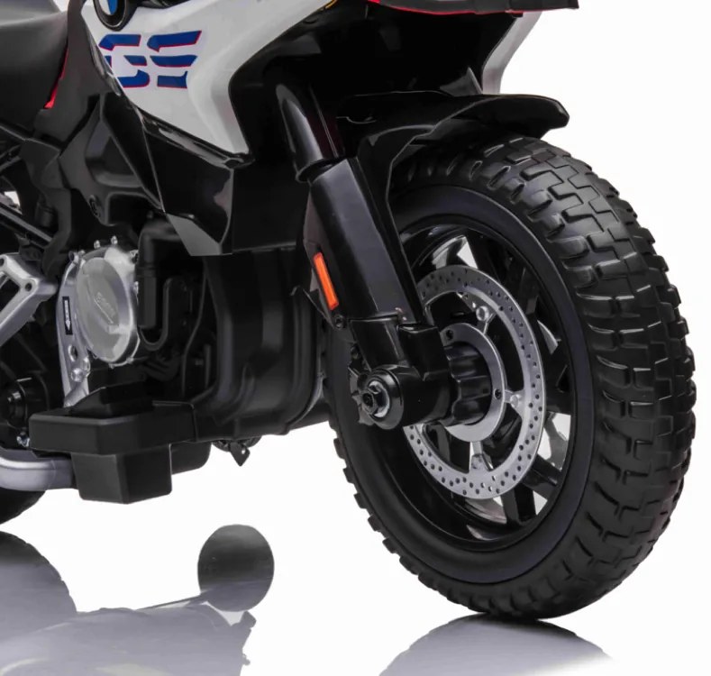 Mota elétrica para crianças 12V BMW GS850 Adventure All-Road 12v e pneus de borracha Vermelha