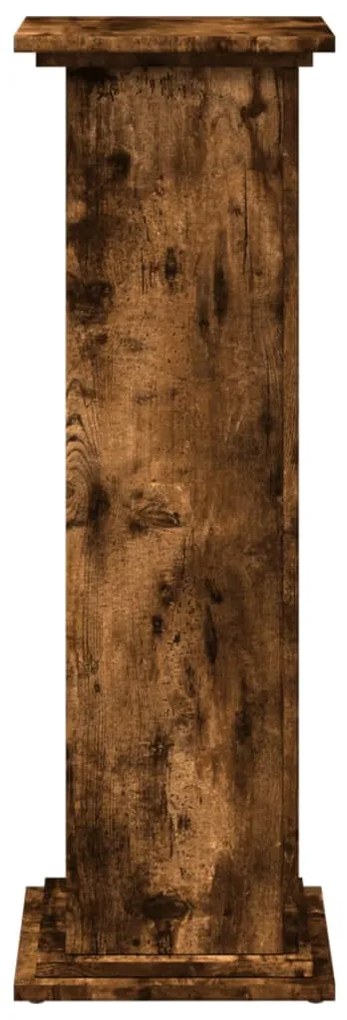 Suporte expositor c/ arrumação deriv. madeira carvalho fumado