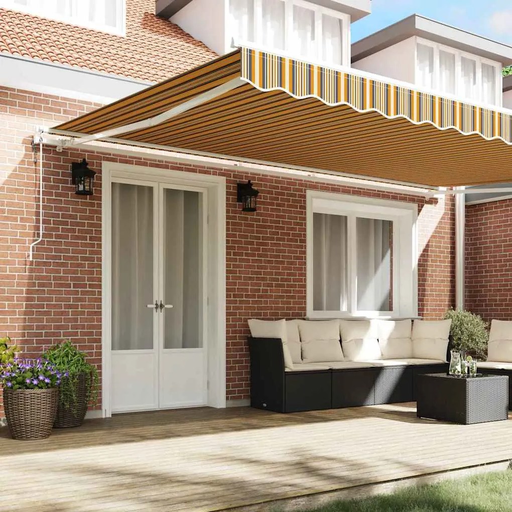 Toldo Retrátil Multicor 500 x 300 cm Tecido