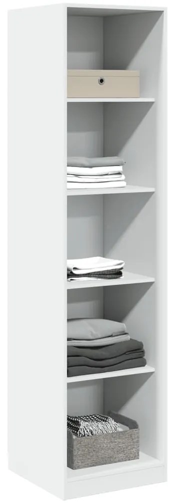 Roupeiro 50x50x200 cm contraplacado branco