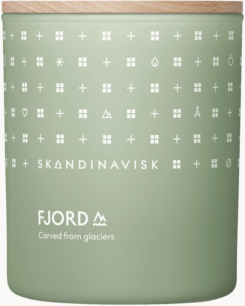 Vela perfumada Fjord (maçã, flor de pera, frutos de pomar, groselhas vermelhas)