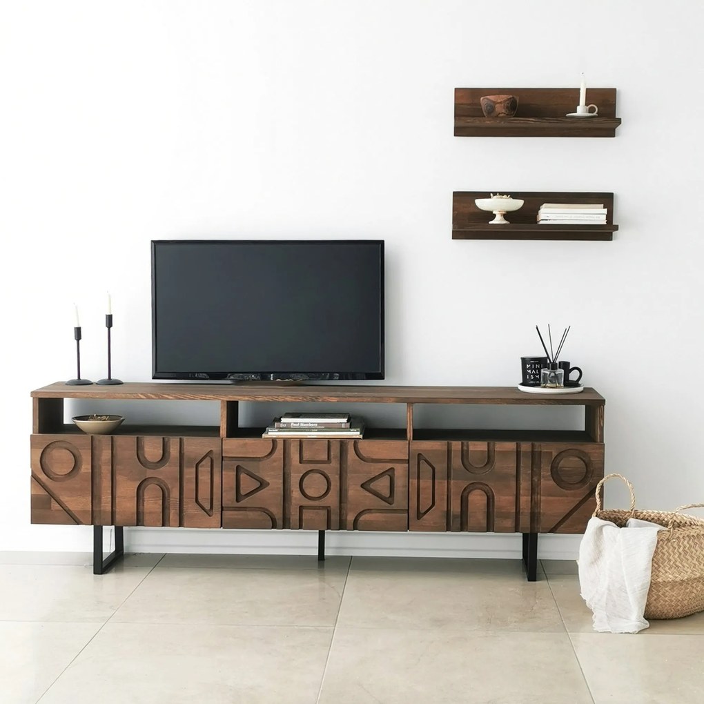 Unidade de TV Aristo – Nogueira – 170x40x30 cm