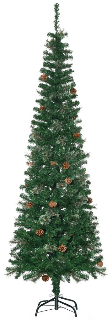 Árvore de Natal Artificial 195 cm Árvore de Natal com 556 Ramos Árvore