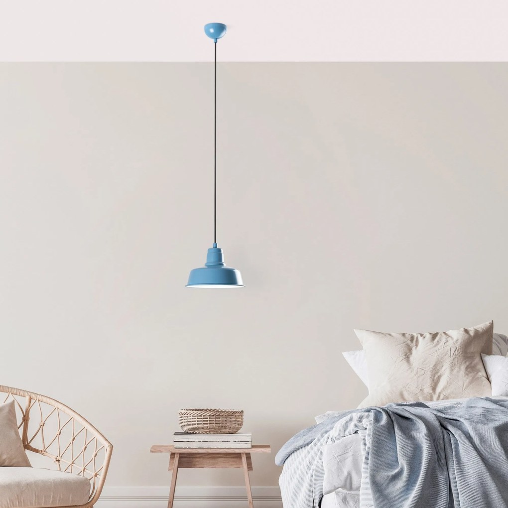 Candeeiro de Teto Memati – Azul Claro – Ø19 h:13 cm