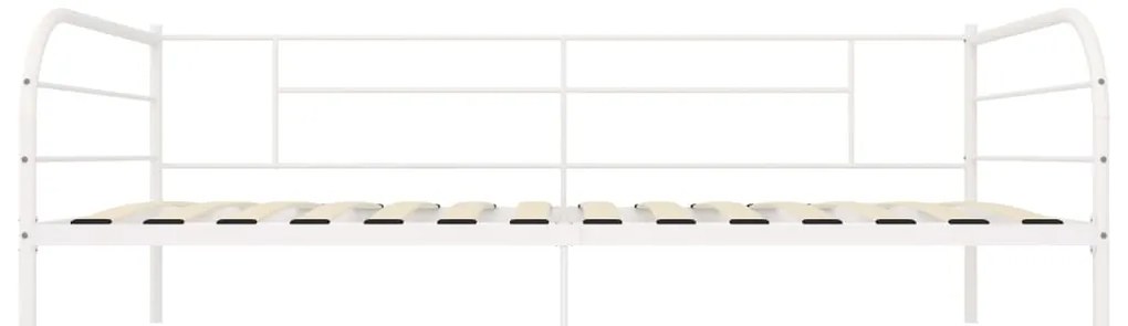 Estrutura sofá-cama 90x200 cm metal branco