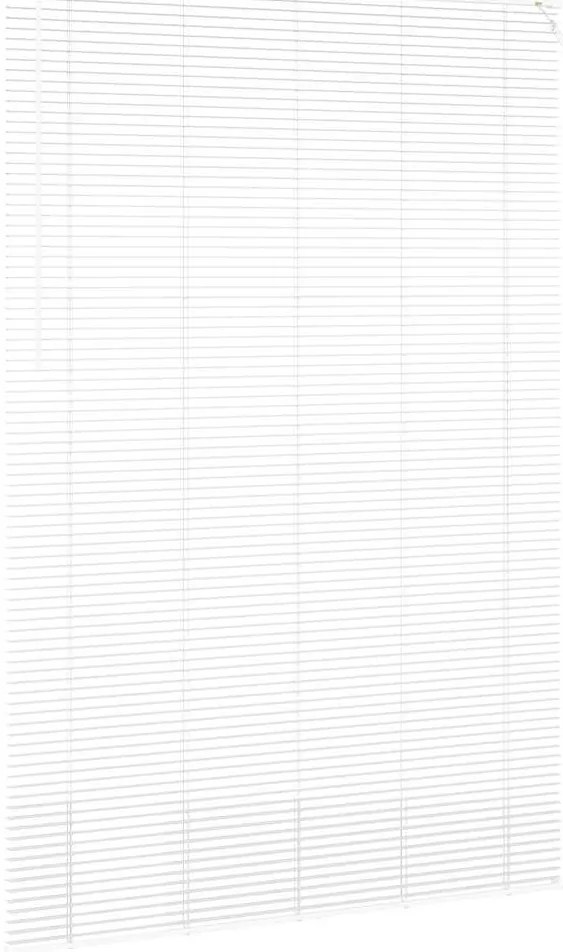 Persiana de Janela com cortinas Outros Manual Branco 140 x 220 cm Alum
