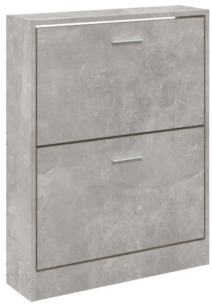 Sapateira 59x17x81 cm derivados de madeira cinzento cimento