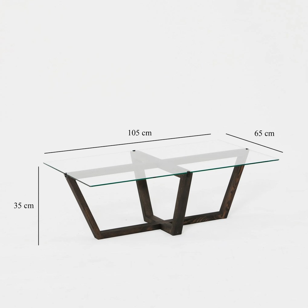 Mesa de Centro Amalfi – Antracite – 105x35x65 cm
