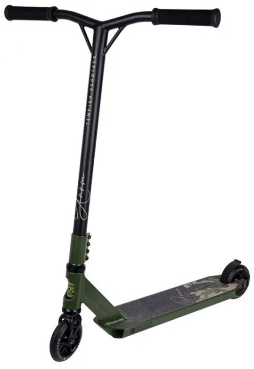Trotinete Freestyle – Tempish Anom – Preto, Verde e Dourado – 110 mm /