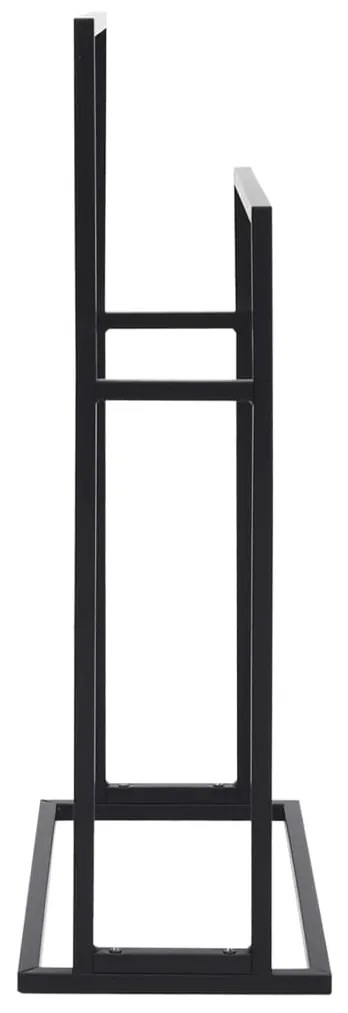 Toalheiro independente 48x24x78,5 cm ferro preto