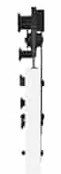 Porta Deslizante vidaXL com Conjunto de Ferragens 'ORKDAL'Branca 83x23