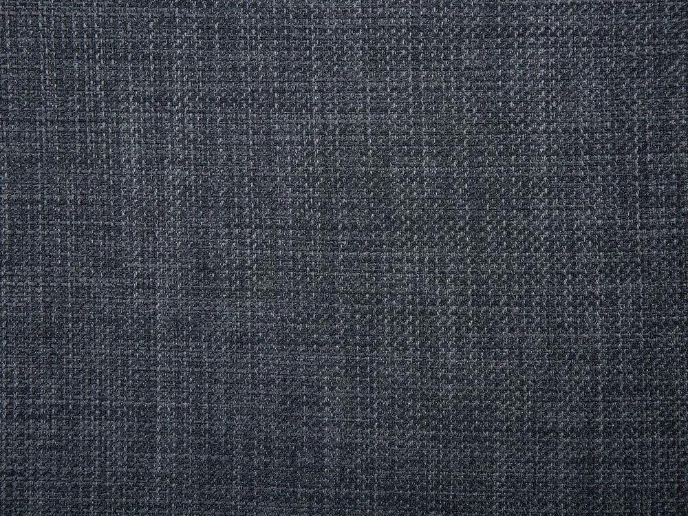 Sofá de canto de 3 lugares em tecido cinzento escuro ELVENES Beliani