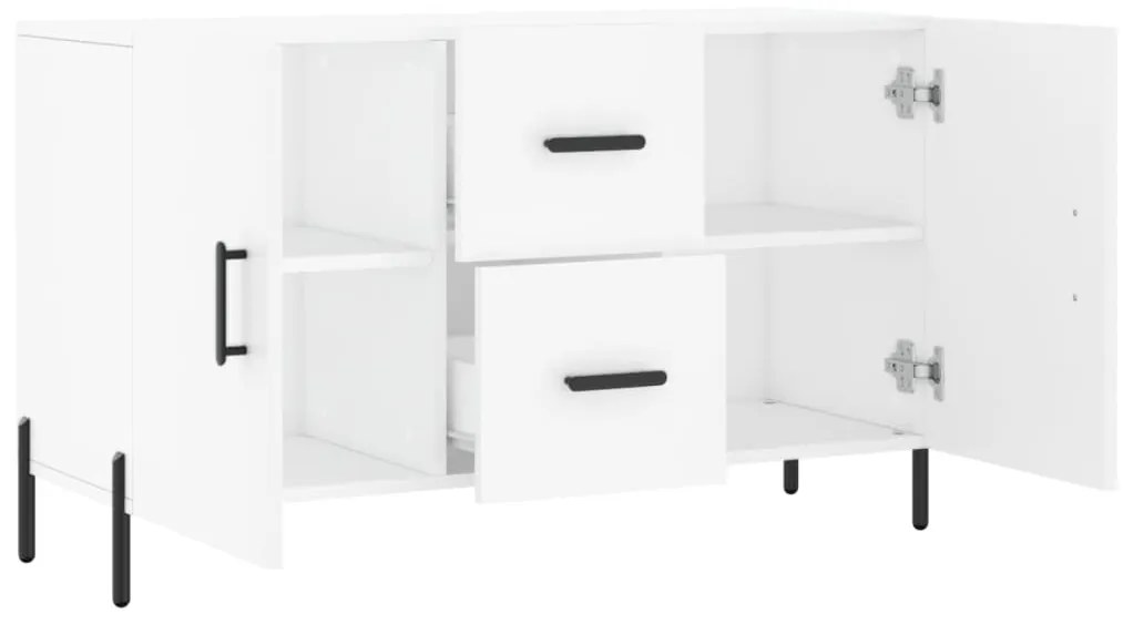 Aparador 100x36x60 cm derivados de madeira branco