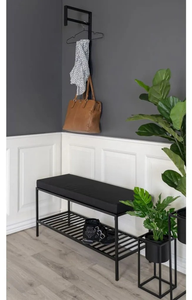 444262 House Nordic Suporte para roupas Elisabeth preto