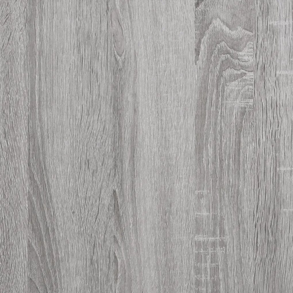 Mesa de centro 80x80x45 cm derivados madeira/ferro cinza sonoma