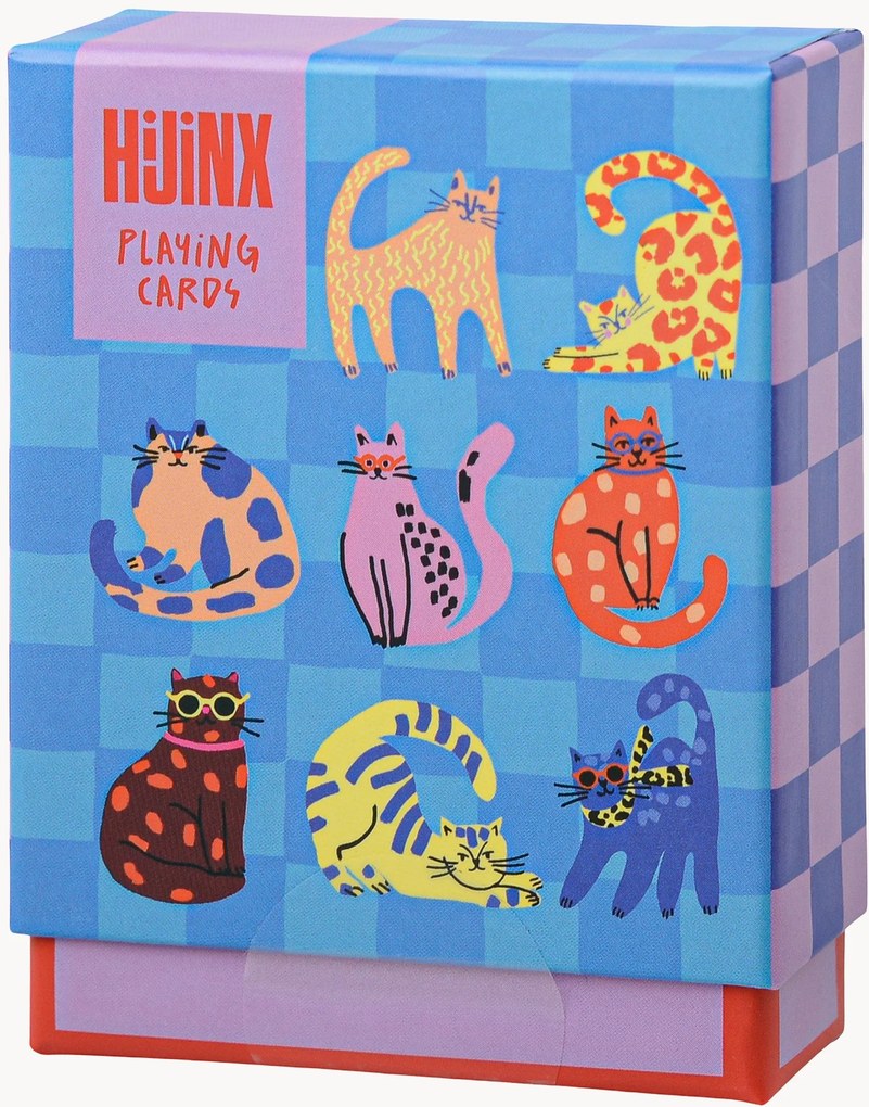 Cartas de jogar Cats, 100 peças