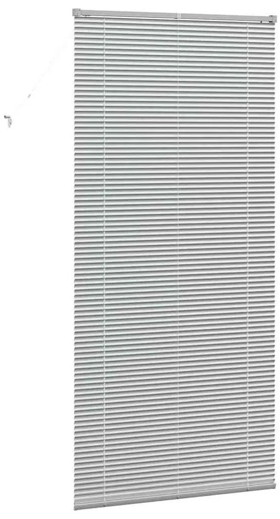 Persiana de Janela com cortinas Outros Manual Prata 100 x 220 cm Alumí