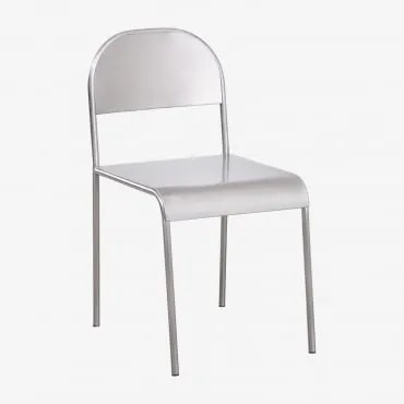 Cadeira De Jantar Em Aço Inoxidável Narnial Aço Inoxidável - Sklum
