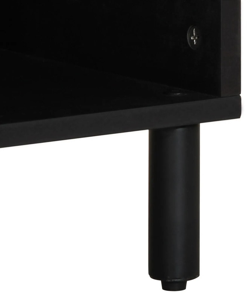 Armário para TV vidaXL 100x33,5x46 cm Madeira Maciça de Acácia