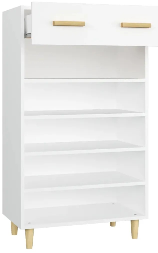 Sapateira 60x35x105 cm derivados de madeira branco