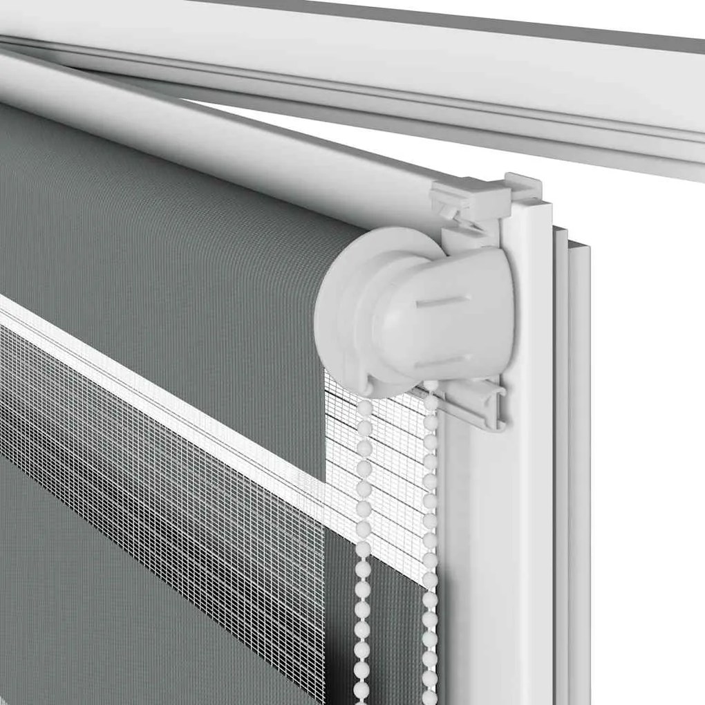 Cortina de zebra 125x100 cm largura do tecido 120,9cm poliéster