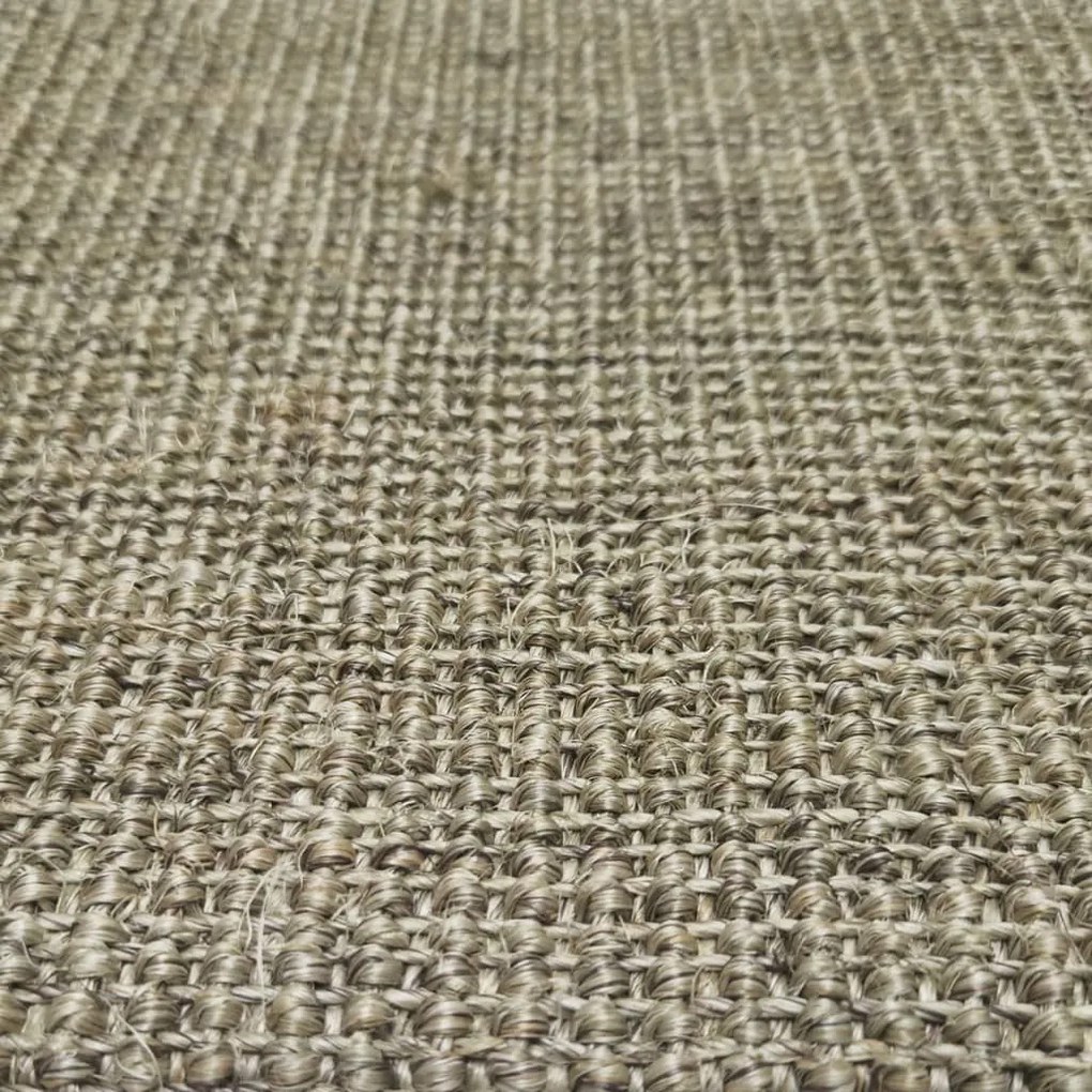 Tapete de sisal p/ poste arranhador 66x250 cm cinza-acastanhado