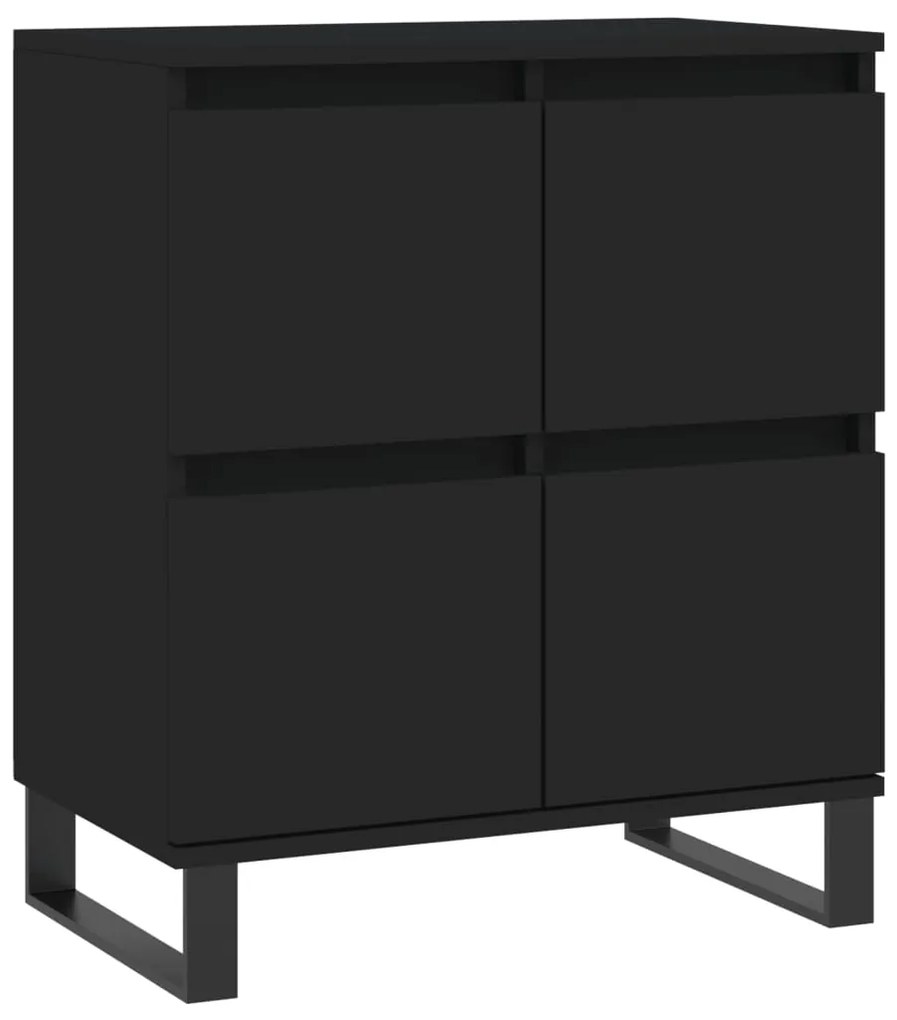 Aparador Portucale de 120cm - Preto - Design Moderno