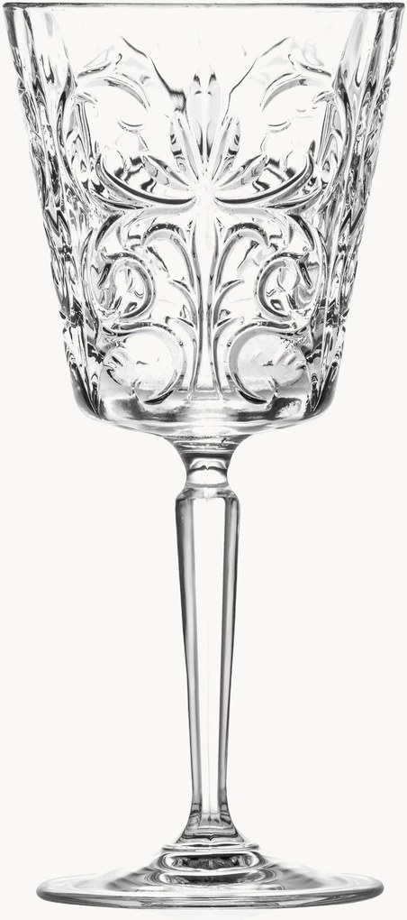 Copos de vinho em cristal Tattoo, conjunto de 6