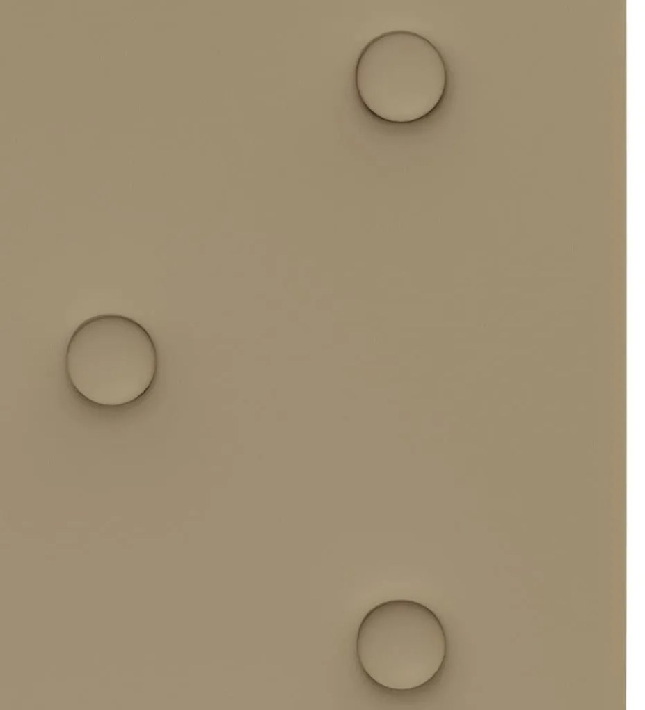 Painel parede 12pcs 90x30 cm couro artificial 3,24m² cappuccino