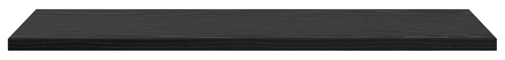 Conjunto de 4 Prateleiras de Carvalho Preto - 60x20x1,5 cm, Feitas com