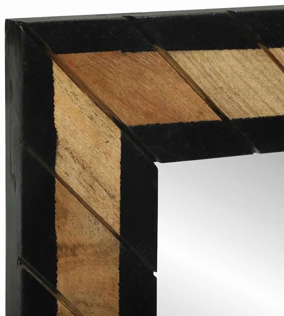 Espelhos 2 pcs 50x2x50 cm Madeira Sólida de Acácia