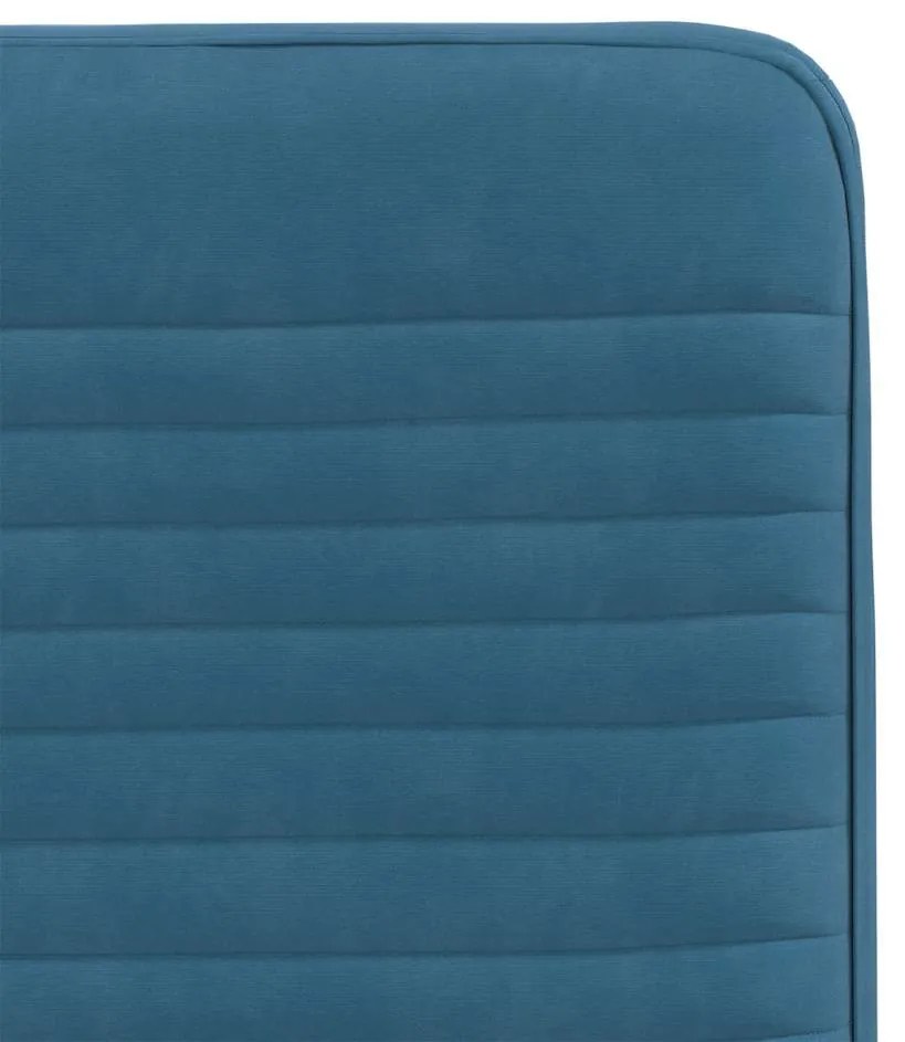 Cadeiras de jantar 2 pcs veludo azul