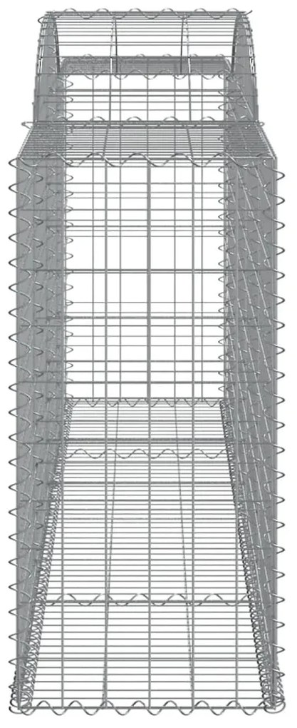 Cestos gabião arqueados 9pcs 300x50x100/120cm ferro galvanizado