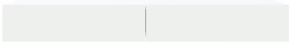 Móveis de TV com luzes LED 2 pcs 60x35x15,5 cm branco