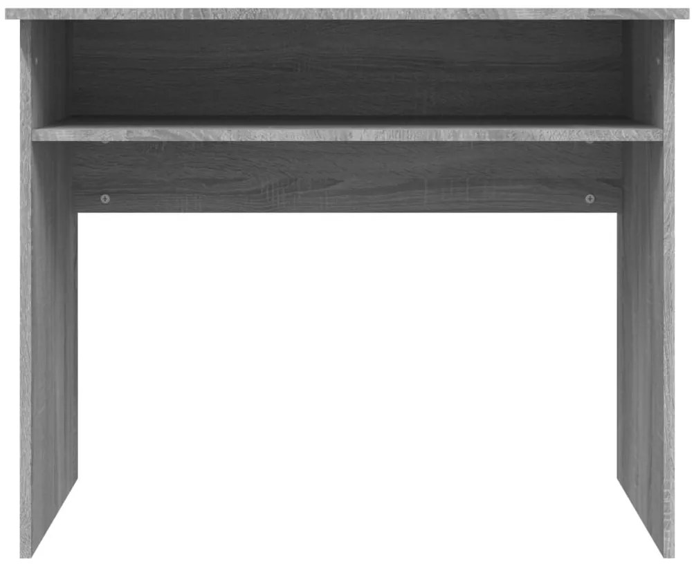 Secretária 90x50x74 cm derivados de madeira cinzento sonoma