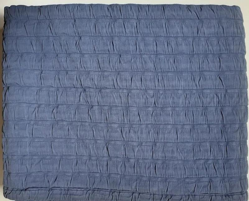 240x260 cm colcha de verão 100% algodão - Cor azul marinho: Azul 240x260 cm