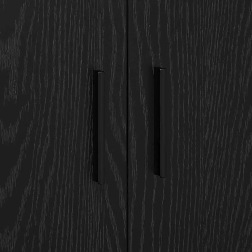 Armário de Armazenamento vidaXL Preto 103x41x40 cm Madeira de Engenhar