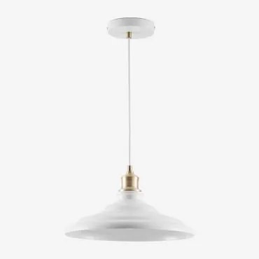 Candeeiro De Teto Suspenso Em Ferro Lenorita Branco - Sklum