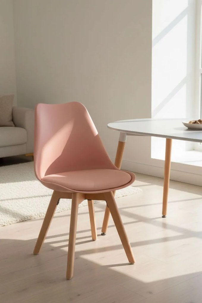 Cadeira Synk Basic - Rosa de avelã