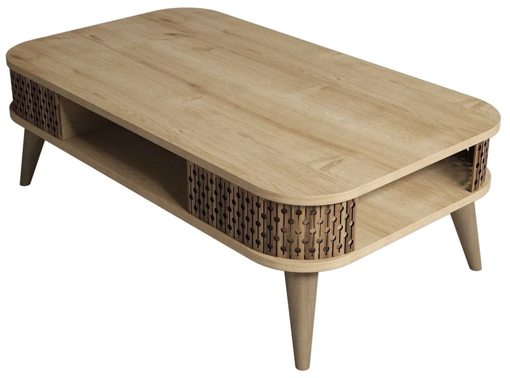 Mesa de Centro Eylül – Carvalho – 105x34,6x60 cm