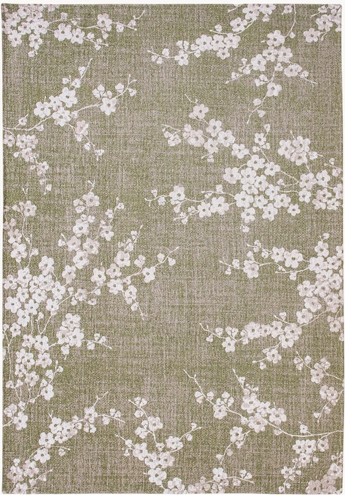 Tapete lavável em jacquard para interior e exterior Sakura