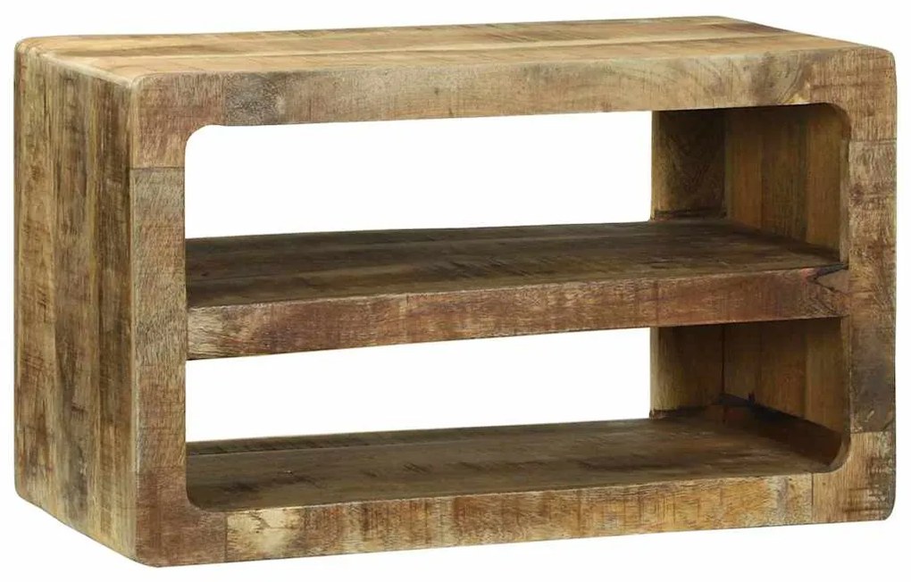 vidaXL Gabinete para TV 60 x 32 x 36 cm Madeira de mangueira maciça