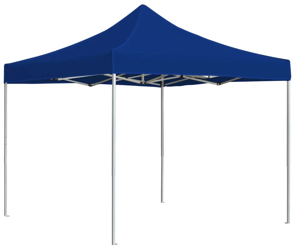 48926 vidaXL Tenda para festas dobrável profissional 2x2 m alumínio azul