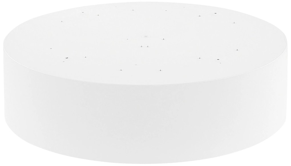 Candeeiro de teto com LED em metal branco ⌀ 45 cm LOEI Beliani