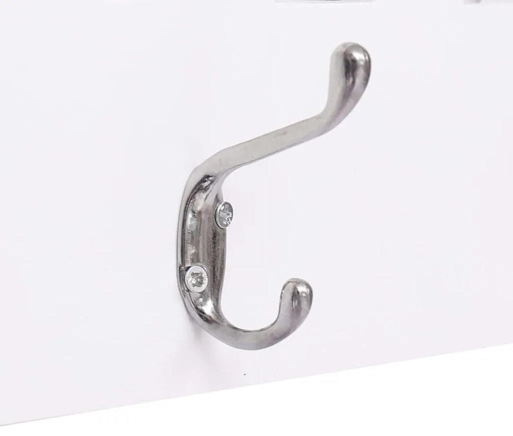 Cabide de parede WELCOME 74x29,5 cm branco