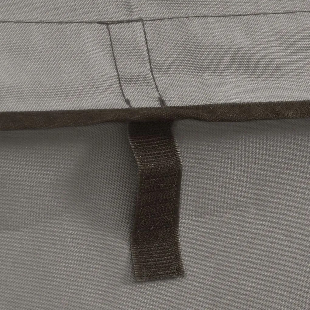 Toldo de 4 arcos Bimini c/ paredes laterais 243x(185-198)x137cm