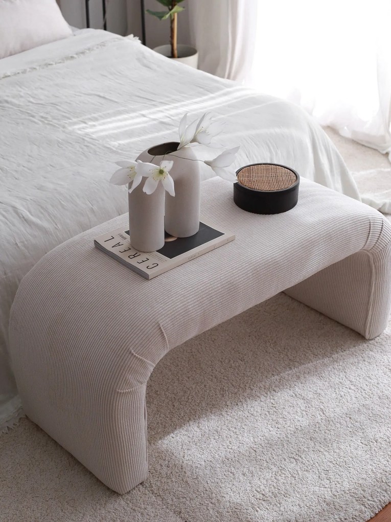 Pouffe Nu – Branco – 106x45x46 cm
