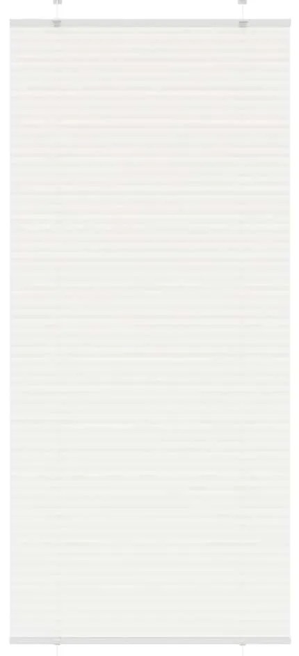 Branco Plissada Cega 100x200cm Largura Tecido 99,4 cm Poliéster