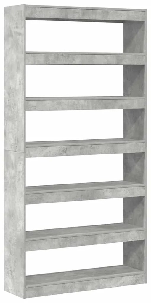 Estante vidaXL Cinza Madeira engenheirada 100 x 30 x 198 cm Estante